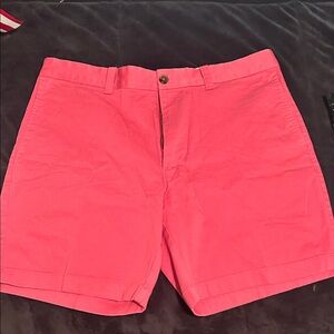 J. Crew Vibrant Coral Flat Front Shorts